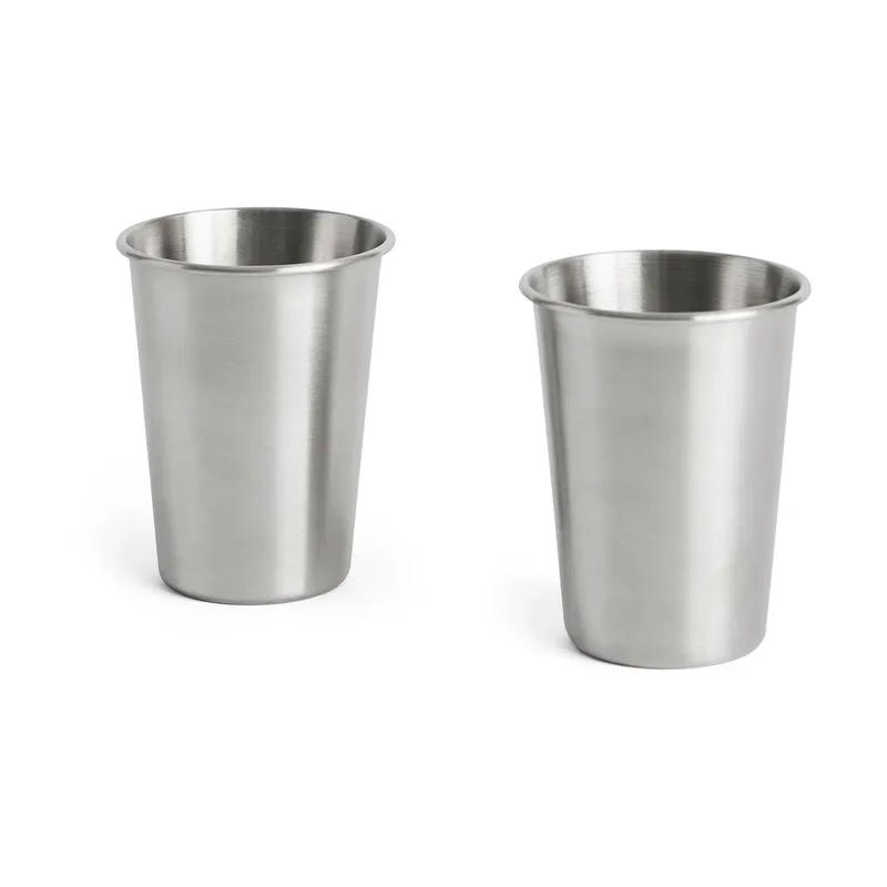 Outdoor Market Becher Edelstahl, 350 ml, 2er Pack van HAY – productfoto