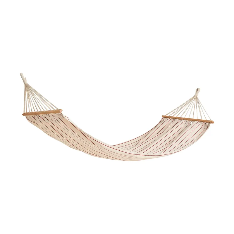 Outdoor Market Hängematte Beige-red, 210x100 cm von HAY – Produktfoto