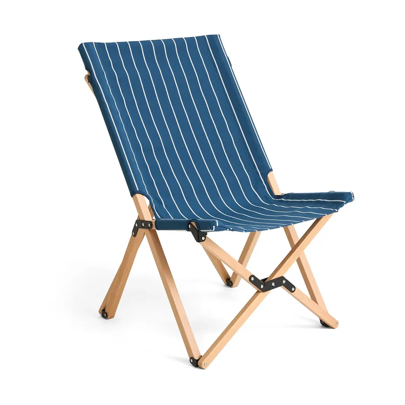 Outdoor Market Klappstuhl Blue-beige van HAY – productfoto