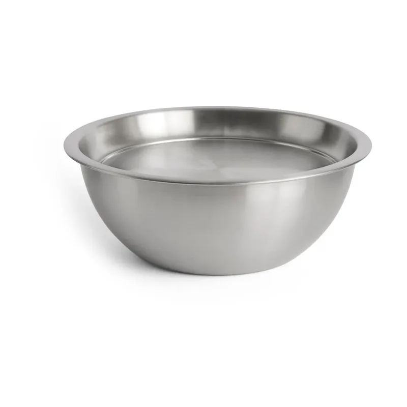Outdoor Market Servierschüssel mit Deckel Edelstahl, Medium van HAY – productfoto
