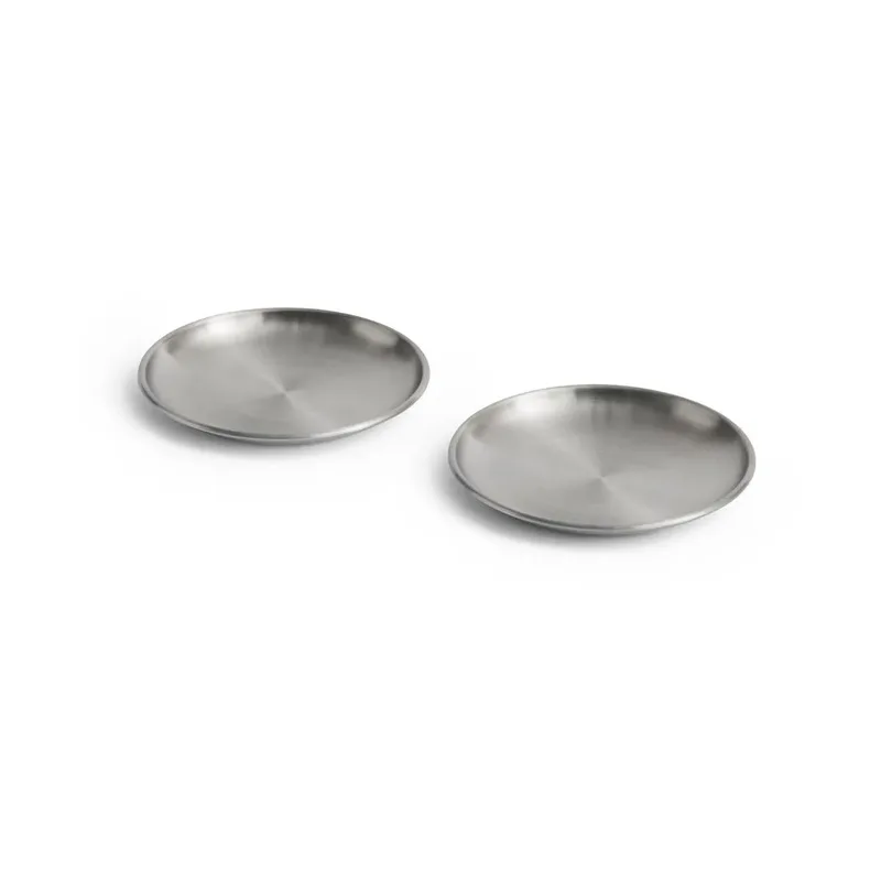 Outdoor Market Teller Edelstahl, Ø13,5 cm, 2er Pack by HAY – product photo