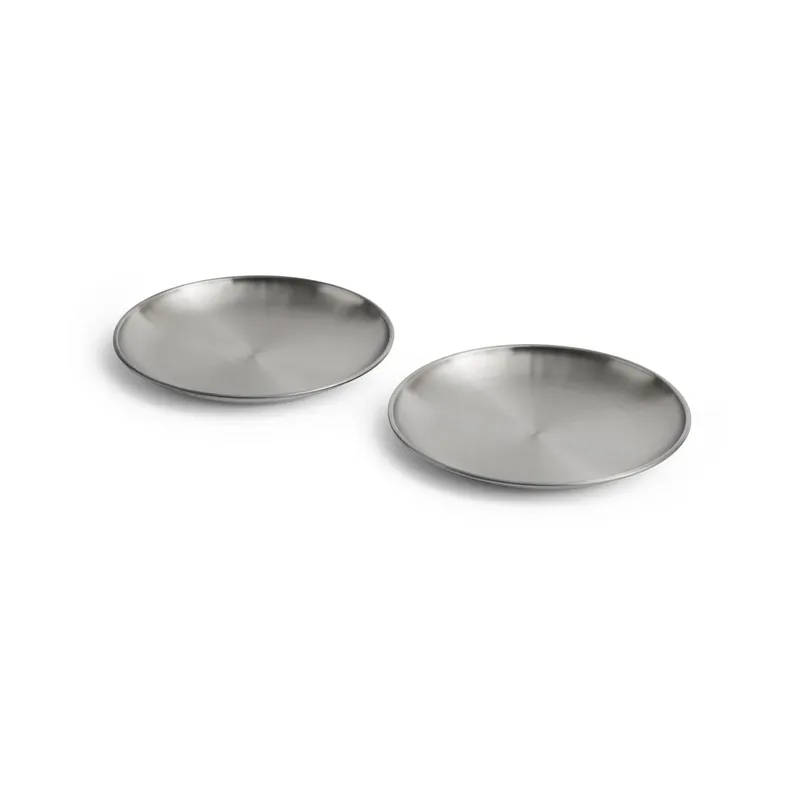 Outdoor Market Teller Edelstahl, Ø20 cm, 2er Pack van HAY – productfoto
