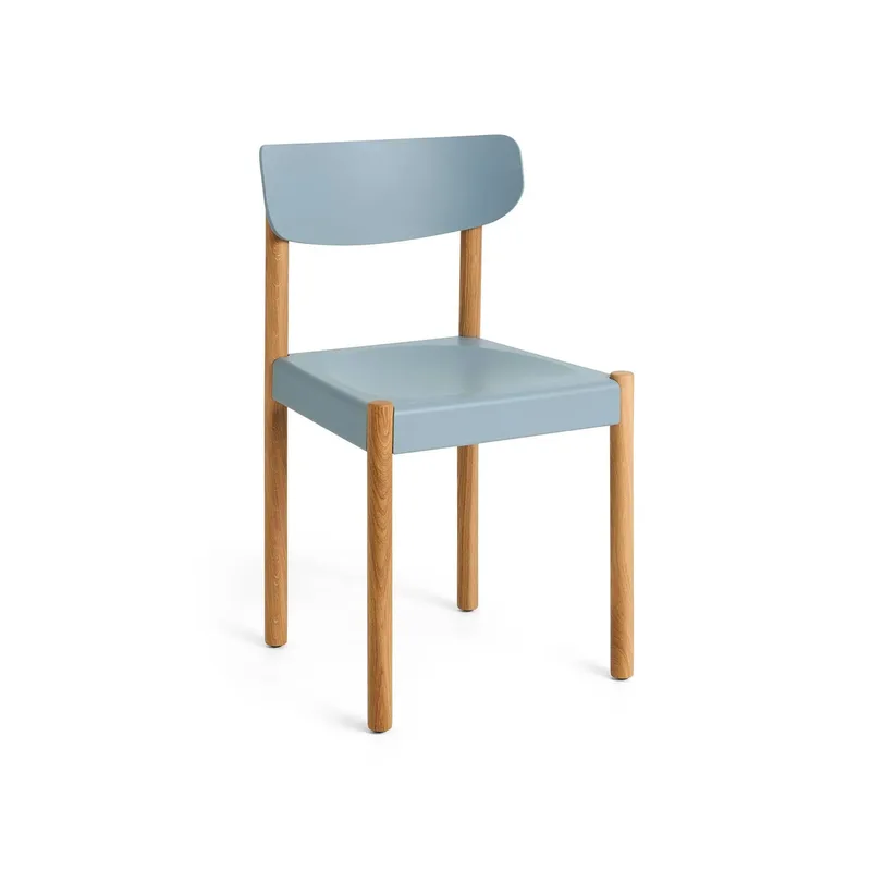 Pack Chair 10 Stuhl Geöltes Eiche-ash blue by HAY – product photo
