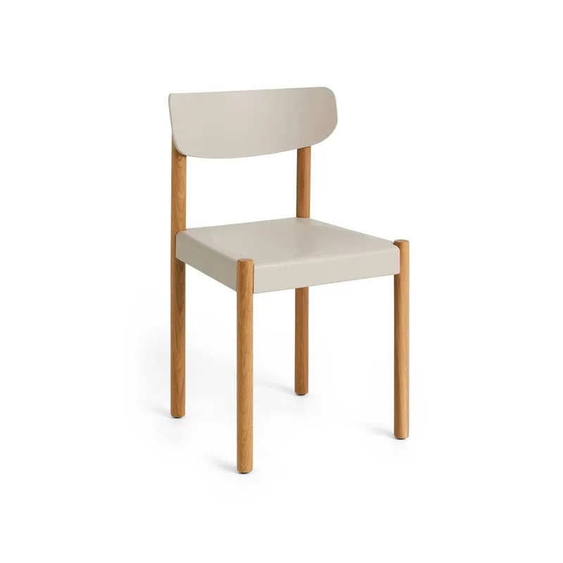 Pack Chair 10 Stuhl Geöltes Eiche-chalk grey by HAY – product photo