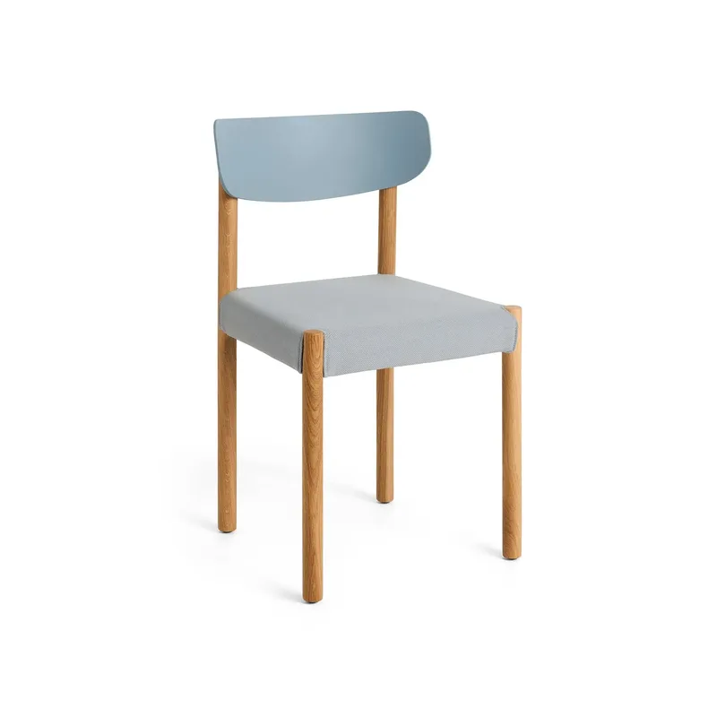 Pack Chair 11 Stuhl Geölt Eiche-ash blue-Steelcut 140 von HAY – Produktfoto