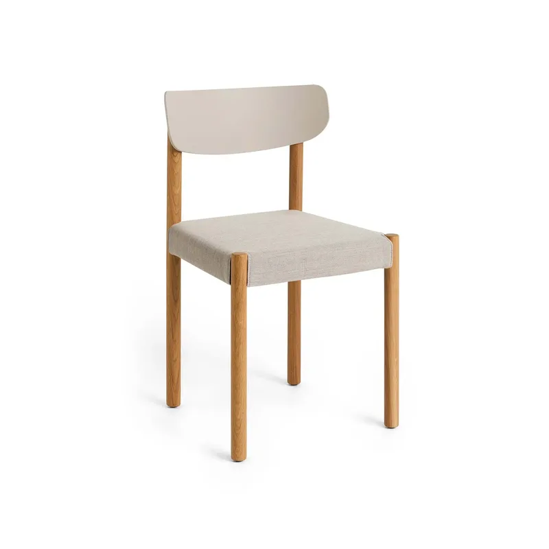 Pack Chair 11 Stuhl Geölt Eiche-chalk grey-Remix 126 von HAY – Produktfoto