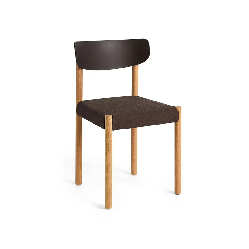 Pack Chair 11 Stuhl Geölte Eiche-graphite brown-Remix 356 von HAY – Produktfoto