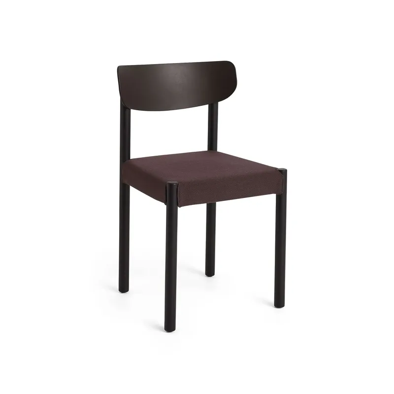 Pack Chair 11 Stuhl Geölte Eiche-graphite brown-Steelcut 695 van HAY – productfoto