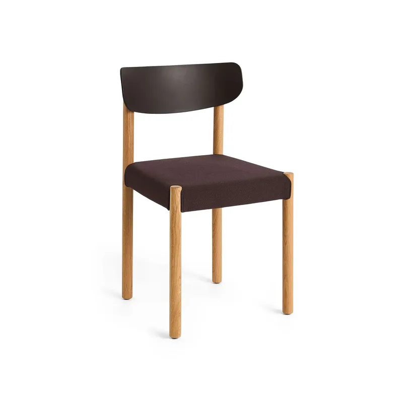 Pack Chair 11 Stuhl Geölte Eiche-graphite brown-Steelcut 695 von HAY – Produktfoto