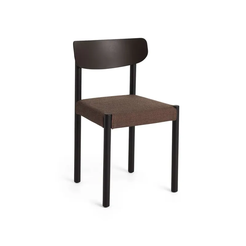 Pack Chair 11 Stuhl Iron black Eiche-graphite brown-Remix 356 van HAY – productfoto