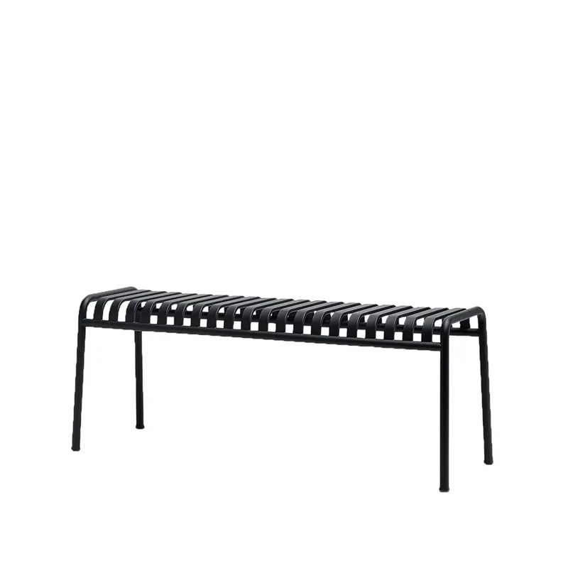 Palissade Bank 120x42 cm Anthracite fra HAY – produktbillede