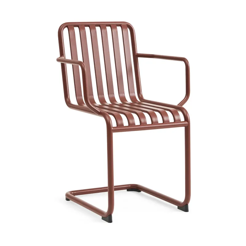 Palissade Cantilever Armlehnstuhl Iron red by HAY – product photo