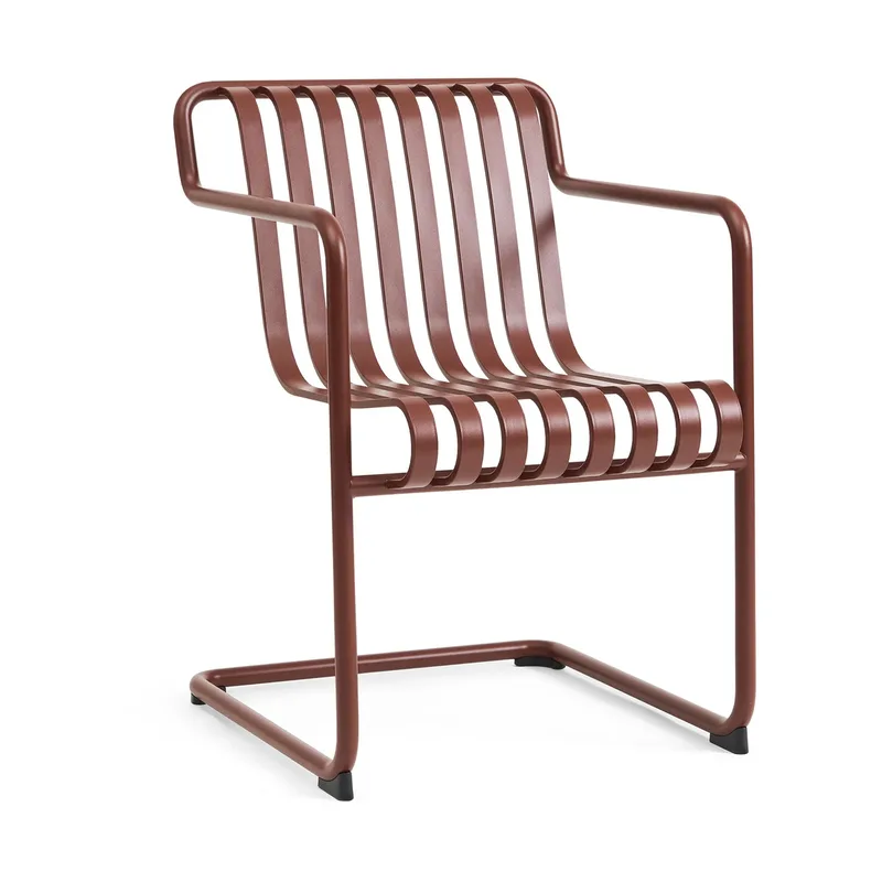 Palissade Cantilever Dining Armlehnstuhl Iron red by HAY – product photo