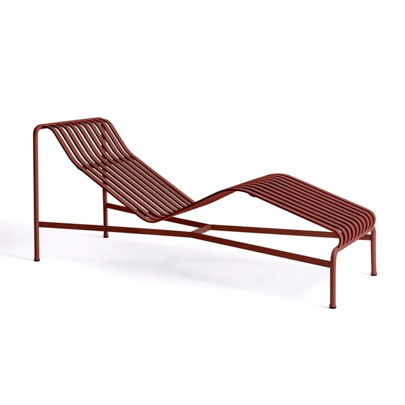 Palissade Chaiselongue Iron red van HAY – productfoto