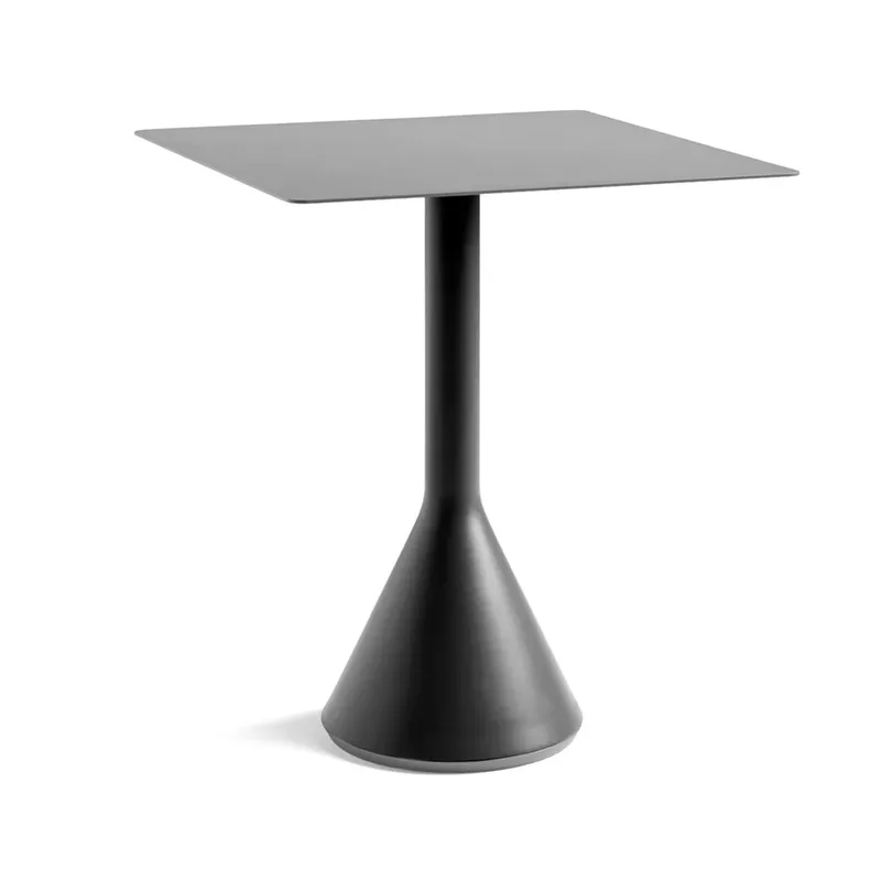 Palissade Cone quadratischer Café-Tisch 65x65 cm Anthracite von HAY – Produktfoto