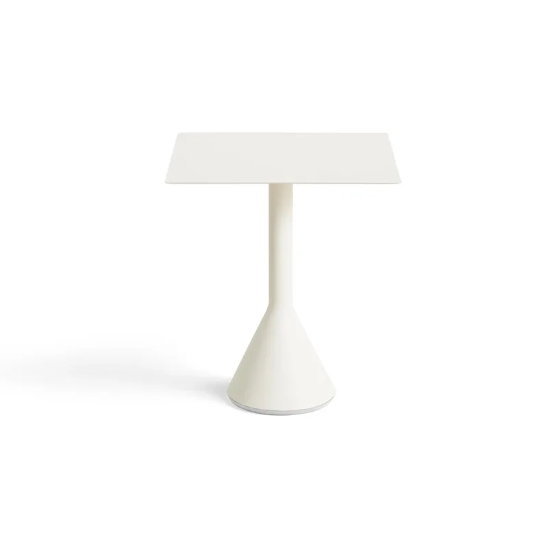 Palissade Cone quadratischer Café-Tisch 65x65 cm Cream white von HAY – Produktfoto