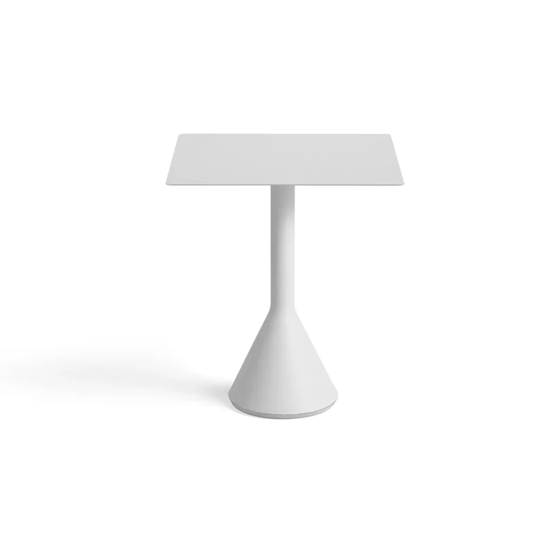 Palissade Cone quadratischer Café-Tisch 65x65 cm Sky grey von HAY – Produktfoto