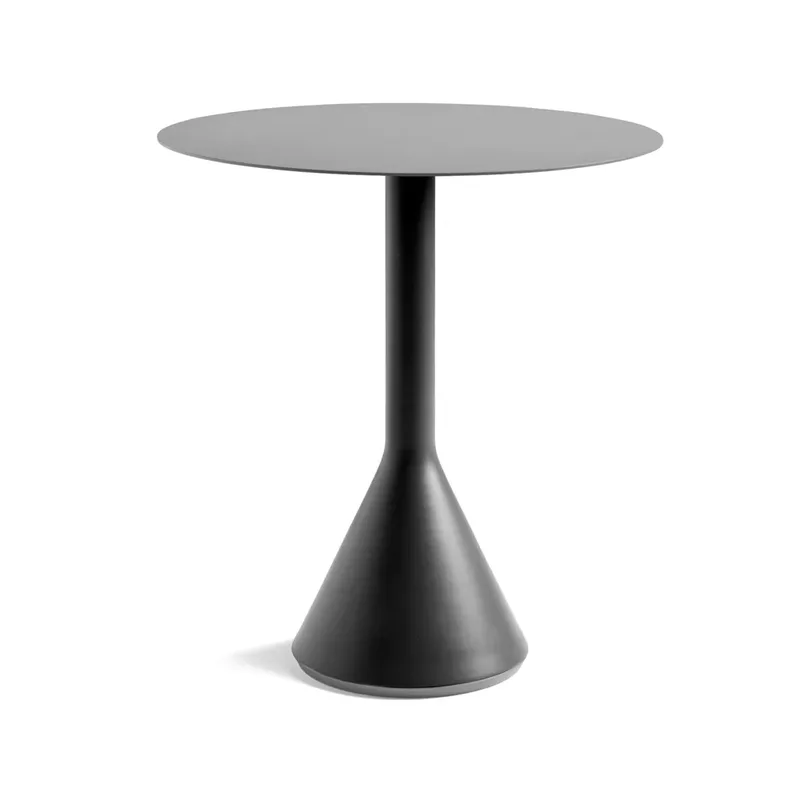 Palissade Cone runder Café-Tisch Anthracite, ø70 von HAY – Produktfoto