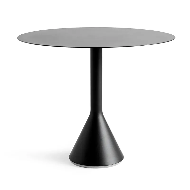 Palissade Cone runder Café-Tisch Anthracite, ø90 von HAY – Produktfoto