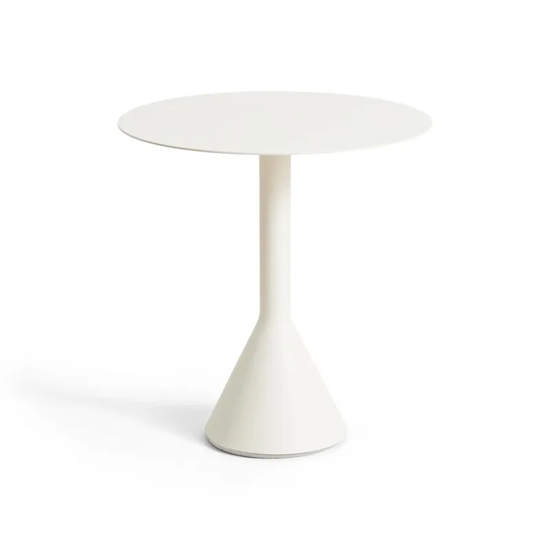Palissade Cone runder Café-Tisch Cream white, Ø70 cm von HAY – Produktfoto