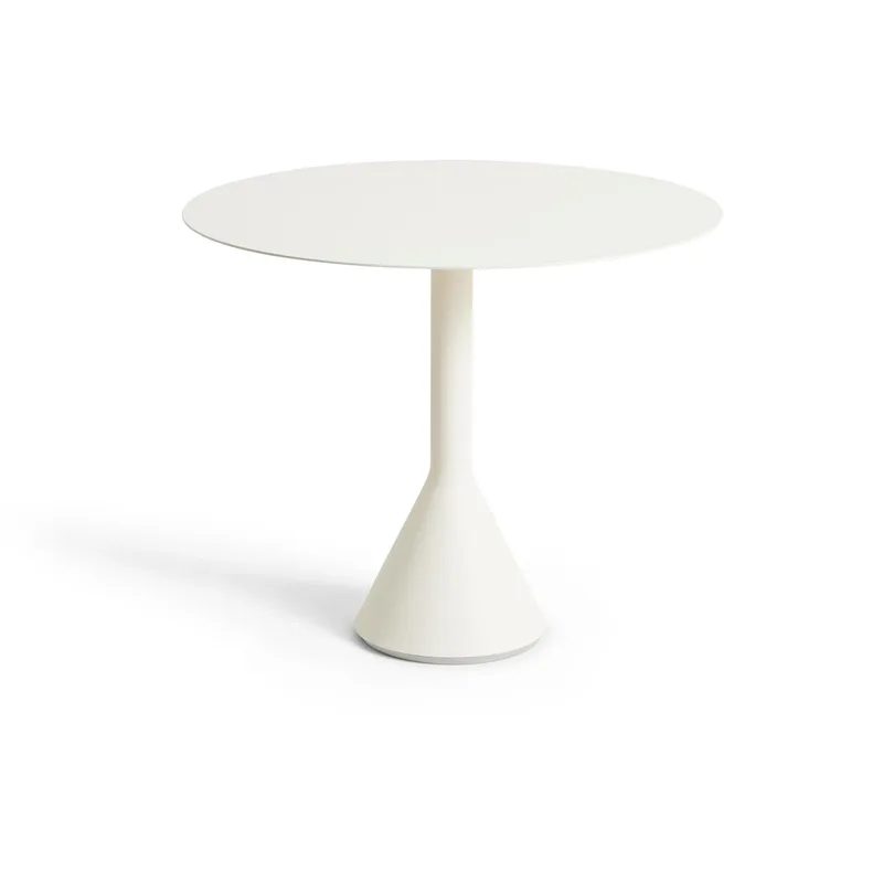 Palissade Cone runder Café-Tisch Cream white, Ø90 cm von HAY – Produktfoto