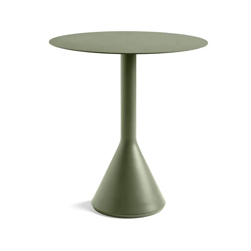 Palissade Cone runder Café-Tisch Olive, ø70 von HAY – Produktfoto
