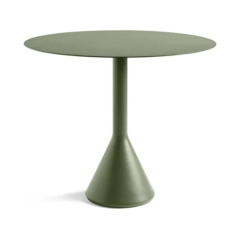 Palissade Cone runder Café-Tisch Olive, ø90 von HAY – Produktfoto