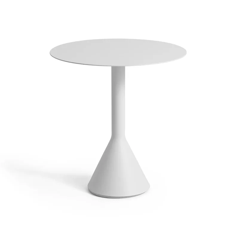 Palissade Cone runder Café-Tisch Sky grey, Ø70 cm von HAY – Produktfoto