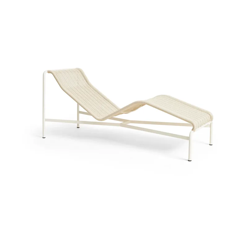 Palissade Cord Chaiselongue Cream white by HAY – product photo