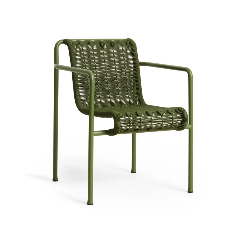 Palissade Cord Dining Armlehnstuhl Olive van HAY – productfoto