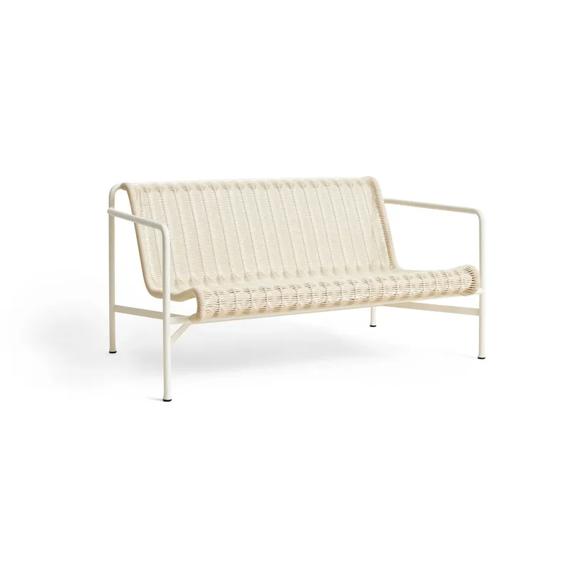 Palissade Cord Loungesofa Cream white by HAY – product photo