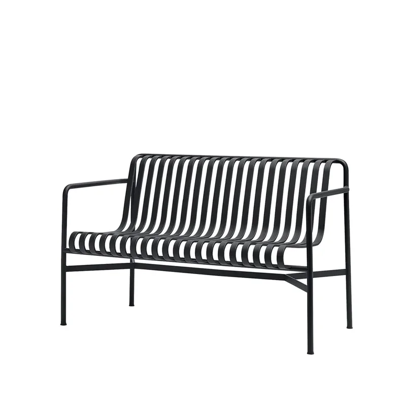 Palissade Dining Bank mit Armlehne Anthracite de HAY – photo du produit