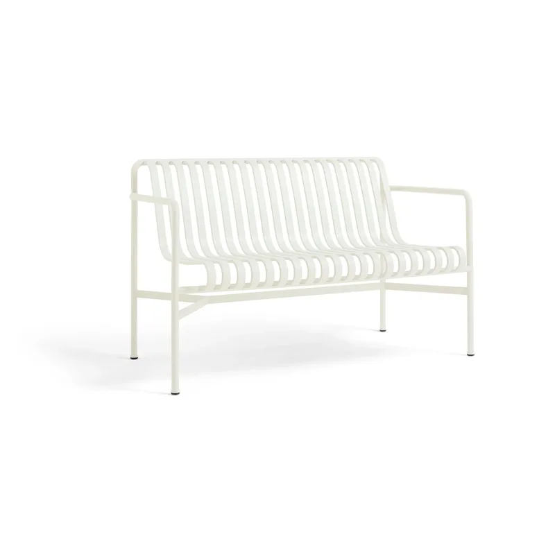 Palissade Dining Bank mit Armlehne Cream white de HAY – photo du produit