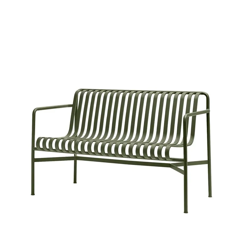 Palissade Dining Bank mit Armlehne Olive de HAY – photo du produit