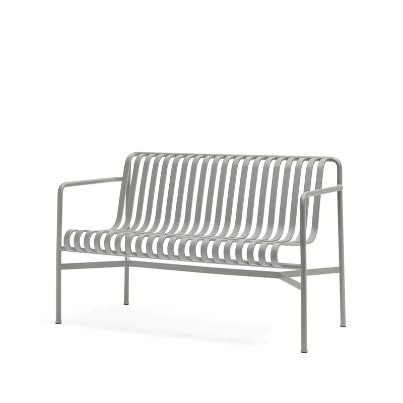 Palissade Dining Bank mit Armlehne Sky grey de HAY – photo du produit