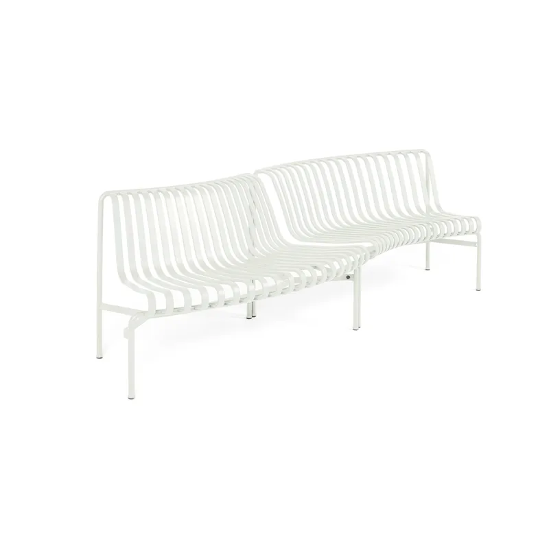 Palissade Dining Parkbank in-out Cream white de HAY – photo du produit