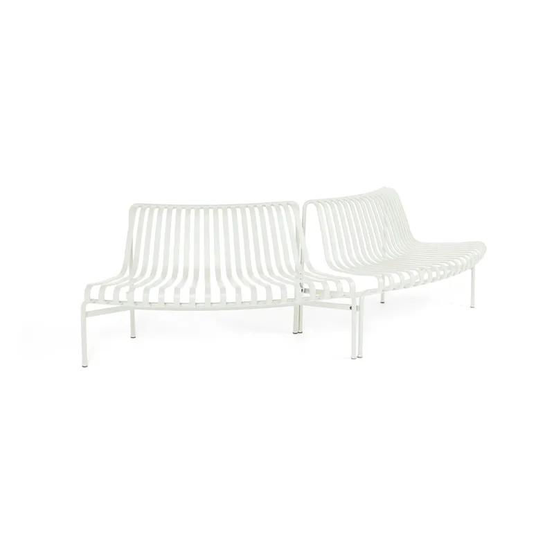 Palissade Dining Parkbank out-out Cream white de HAY – photo du produit