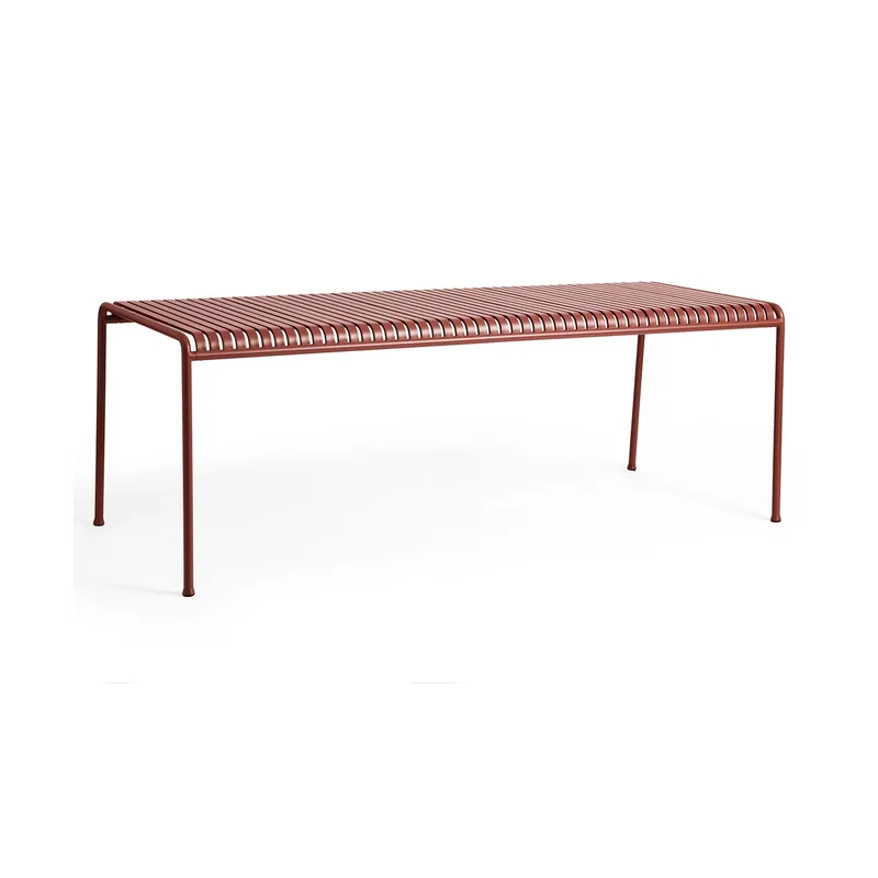 Palissade Esstisch 220x90 cm Iron red från HAY – produktbild