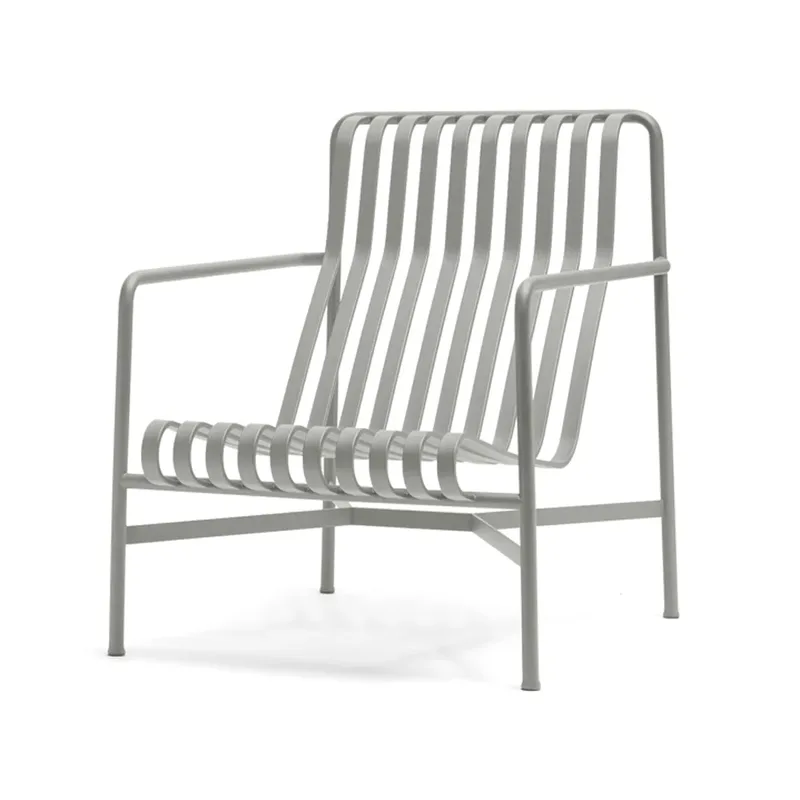 Palissade High Lounge-Sessel Sky grey by HAY – product photo