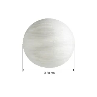 Paper Shade Lampenschirm, Ø80 cm, weiß – ohne Kabelset – HAY - Wohnzimmer - Skandinavisch - Papier / Karton - Kugel by HAY – product photo 4 of 4