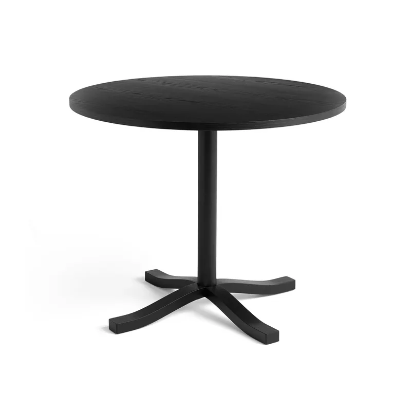 Pastis Table Esstisch Ø90 Black lacquered ash by HAY – product photo