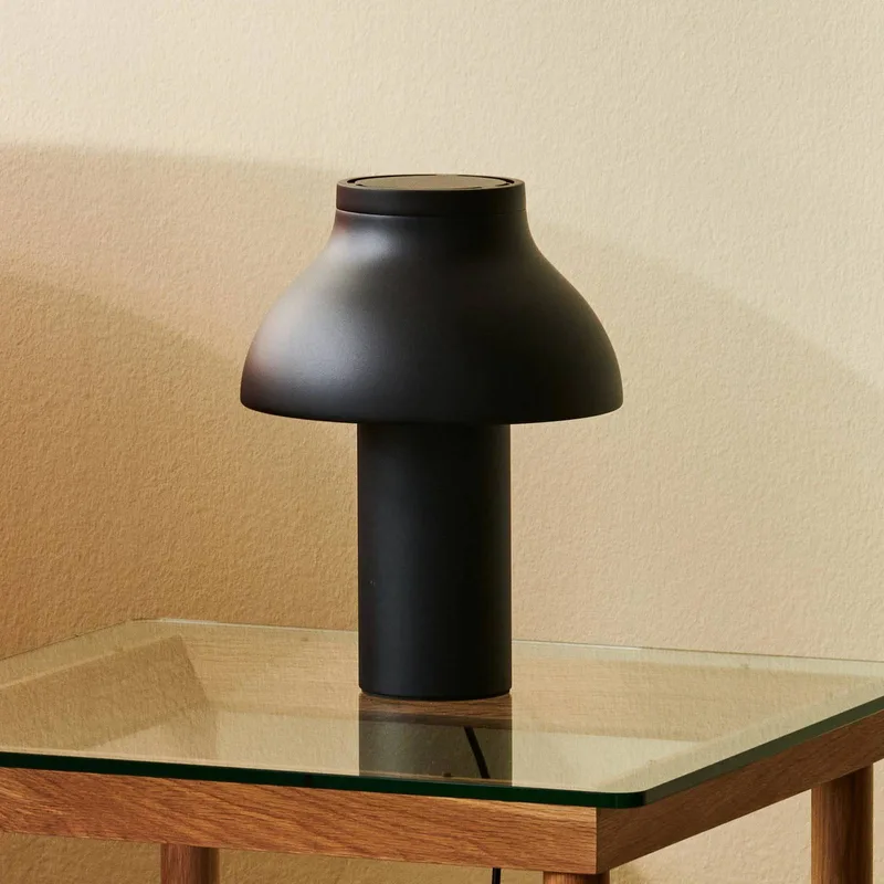 PC tafellamp aluminium, hoogte 33 cm by HAY in Black – product photo