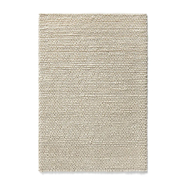 Peas Wollteppich 140 x 200cm Soft grey fra HAY – produktbillede