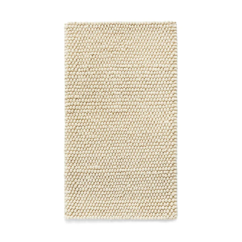 Peas Wollteppich 80 x 140cm Soft grey från HAY – produktbild