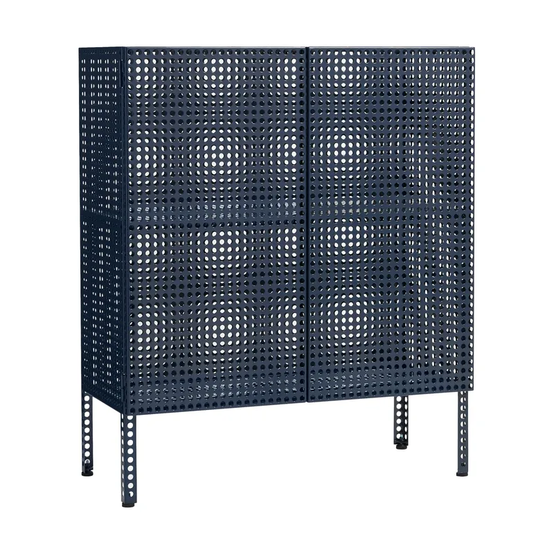 Perforated Cabinet Schrank medium Steel blue by HAY – product photo