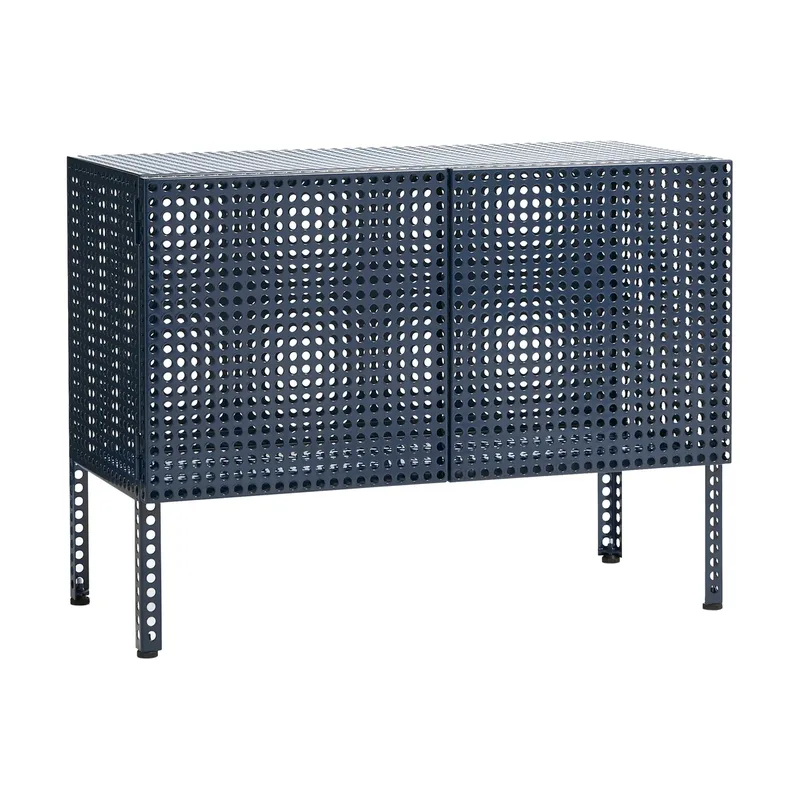 Perforated Cabinet Schrank small Steel blue de HAY – photo du produit