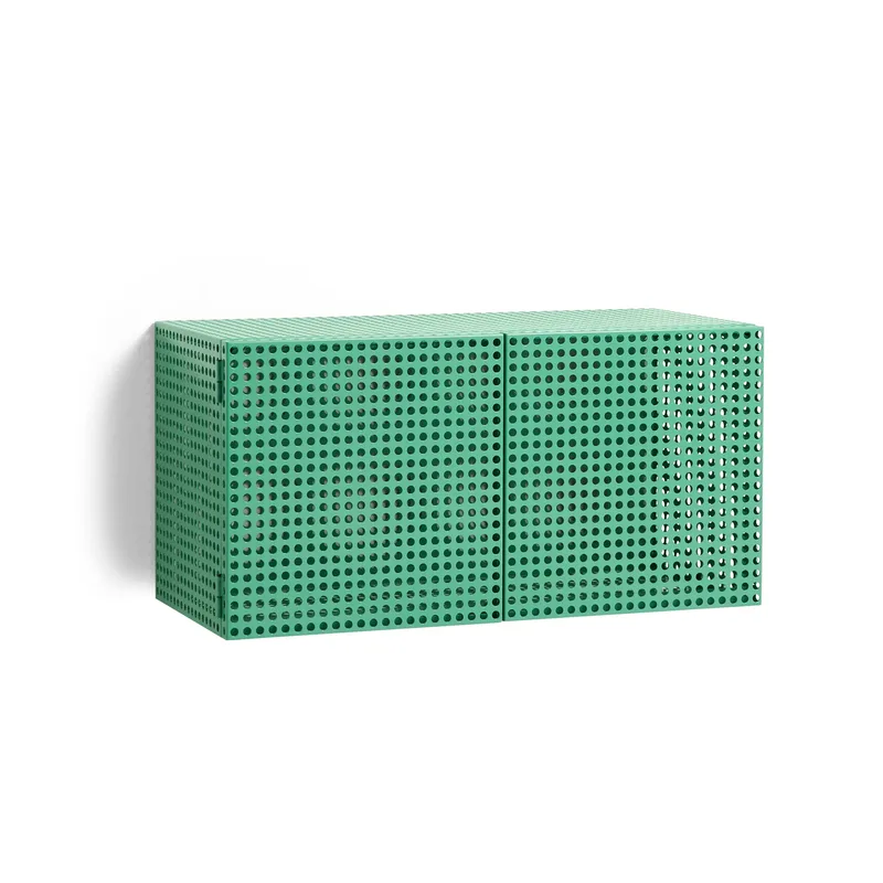 Perforated Cabinet Wandschrank small Soft jade van HAY – productfoto