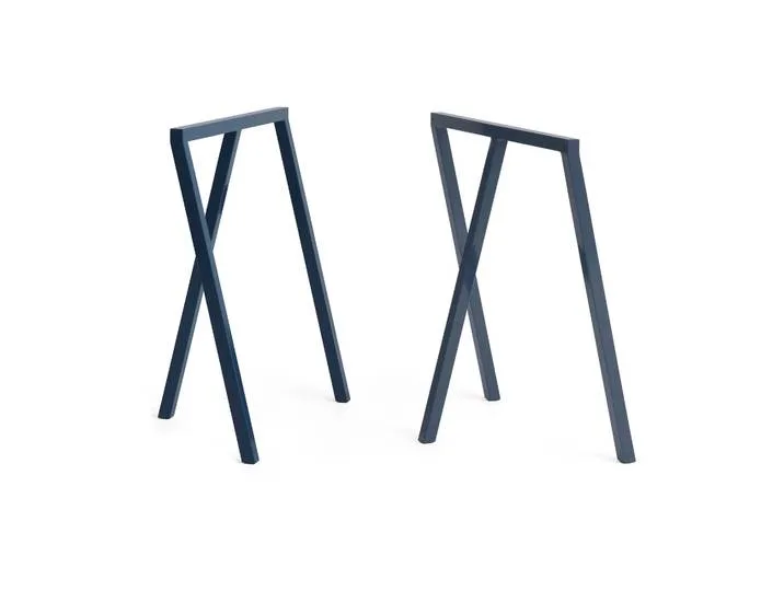 Pied de cadre Loop Stand Frame 72 cm Lot de 2 Deep blue fra HAY – produktbillede