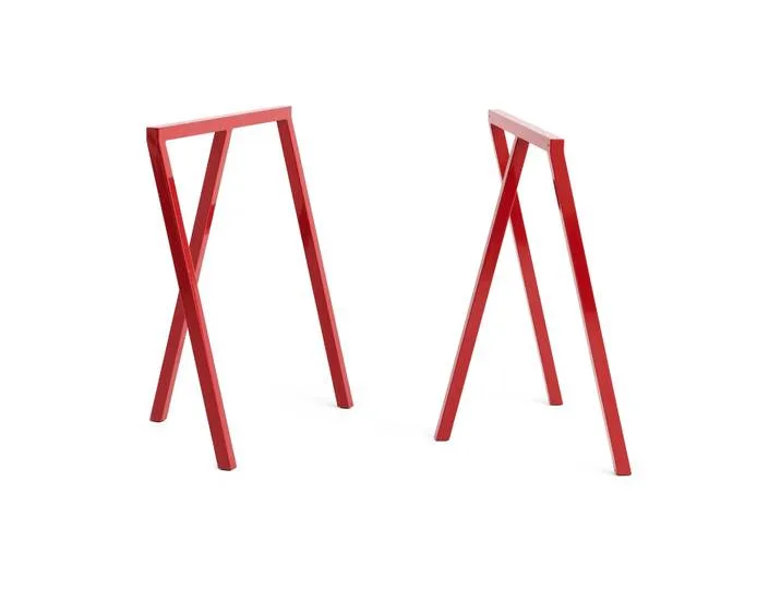 Loop Stand Frame beensteun 72 cm 2-pak Maroon red by HAY – product photo