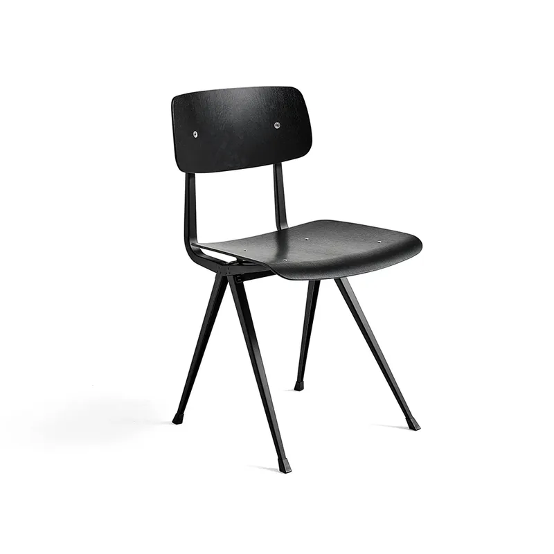 Result Stuhl Black oak-Schwarz Stahlgestell by HAY – product photo